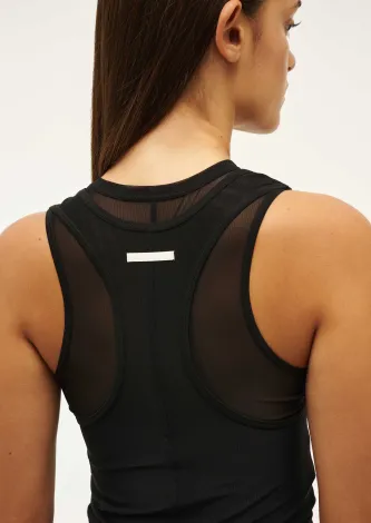 DISCOVERY MESH TANK IN BLACK(2XS)