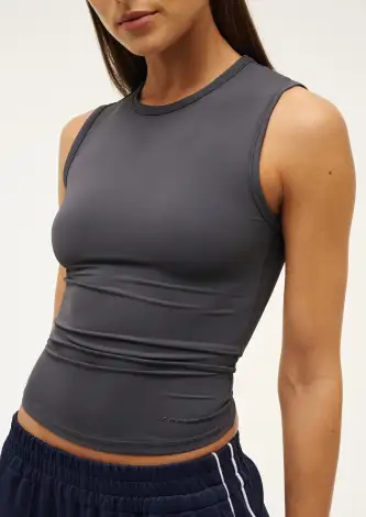 FOUNDATION MUSCLE TANK IN MARINE BLUE(2XS)