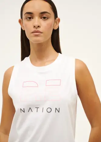 HEADS UP TANK IN OPTIC WHITE(2XS)