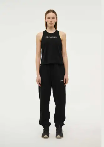 AERO TANK IN BLACK(2XS)