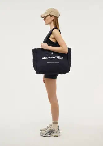 MEDLEY TOTE IN MARINE BLUE - OSFA