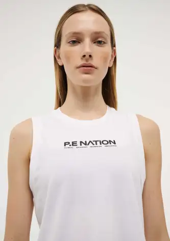 SHUFFLE TANK IN OPTIC WHITE(2XS)