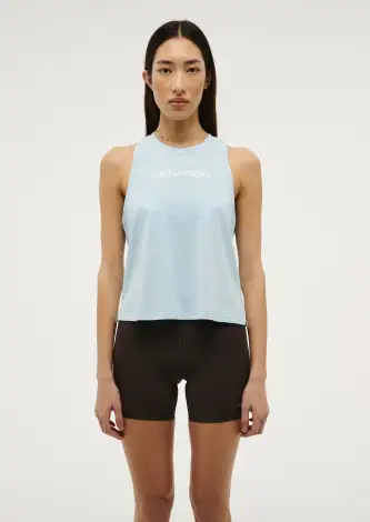 AERO TANK IN SKY BLUE(2XS)