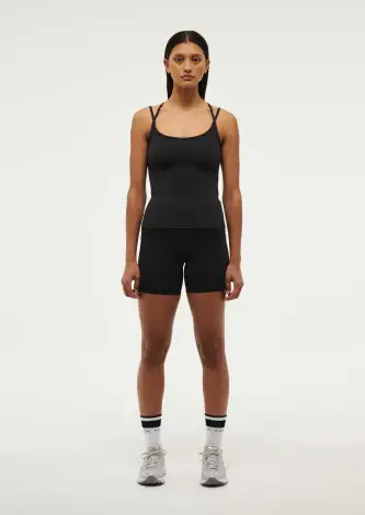FOUNDATION TANK IN BLACK(2XS)