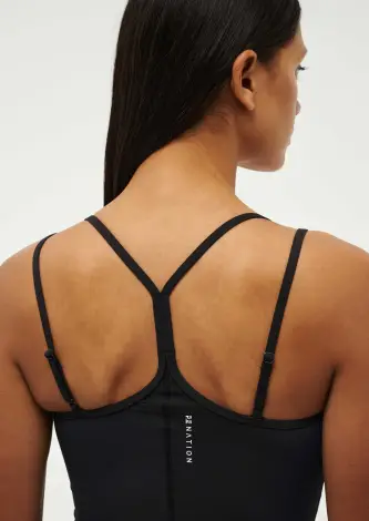 FOUNDATION TANK IN BLACK(2XS)
