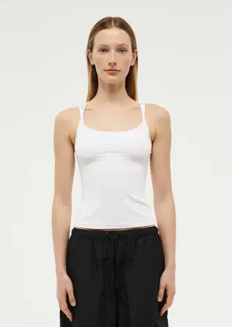 FOUNDATION TANK IN OPTIC WHITE(2XS)