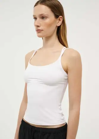 FOUNDATION TANK IN OPTIC WHITE(2XS)