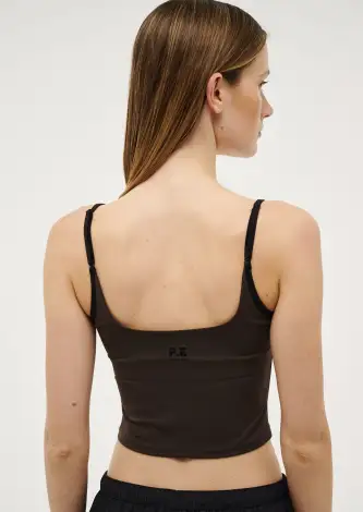 PREVIEW TANK IN COFFEE / BLACK(2XS)