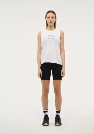 SHUFFLE TANK IN WHITE(2XS)