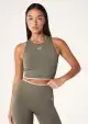 RESTORE SEAMLESS TANK IN KHAKI(XS)