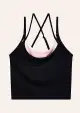 DISTORTION TANK IN BLACK(2XS)