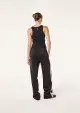 WEEKEND RIB TANK IN LICORICE(2XS)