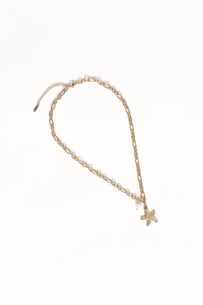 Cassia Necklace - Gold - One Size