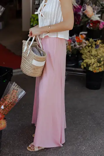 Stevie Maxi Skirt - Pink(XS)