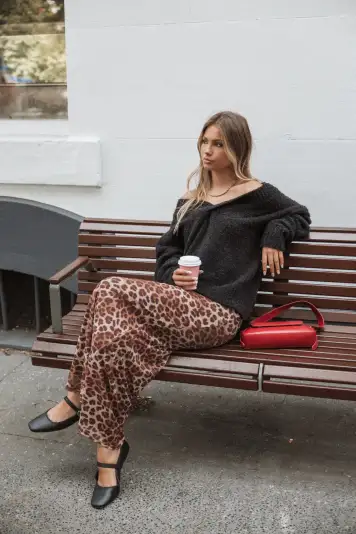 Cici Maxi Skirt - Leopard(XS)