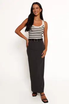 Chicca Maxi Skirt - Grey(2)