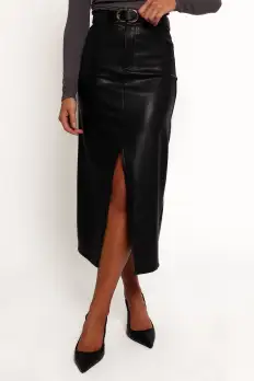 Jasmyn Midi Skirt - Black(2)