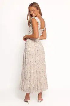 Amberlyn Maxi Skirt - Pink Floral(XS)