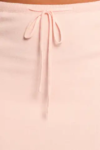 Beatrice Knitted Skirt - Peach(S)