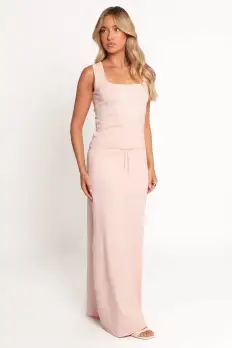 Beatrice Knitted Skirt - Peach(S)
