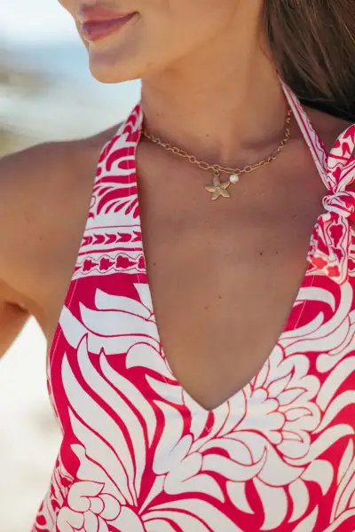 Cassia Necklace - Gold - One Size