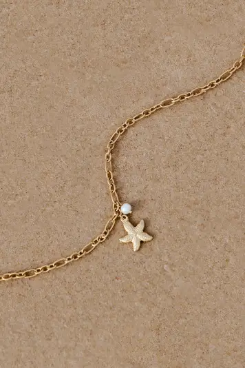 Cassia Necklace - Gold - One Size