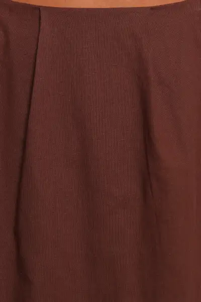 Chiaro Midi Skirt - Brown(XS)