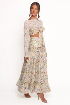 Dara Maxi Skirt - Garden Floral(XS)