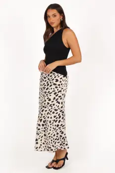 Eliza Midi Skirt - Animal(XS)