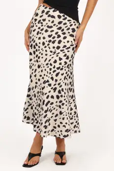 Eliza Midi Skirt - Animal(XS)