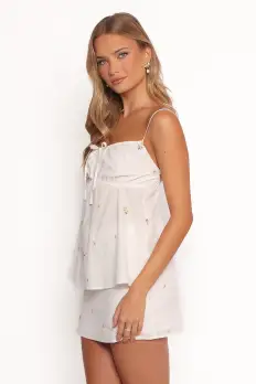 Esra Mini Skirt - Ivory(XS)