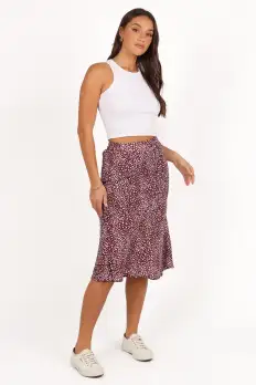 Falco Skirt - Burgundy(2)