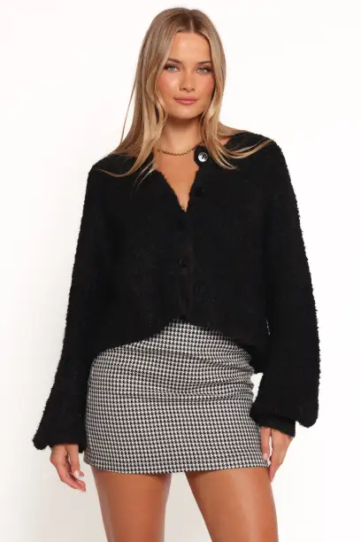 Falo Mini Skirt - Black Cream(XS)