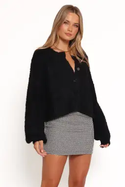 Falo Mini Skirt - Black Cream(XS)