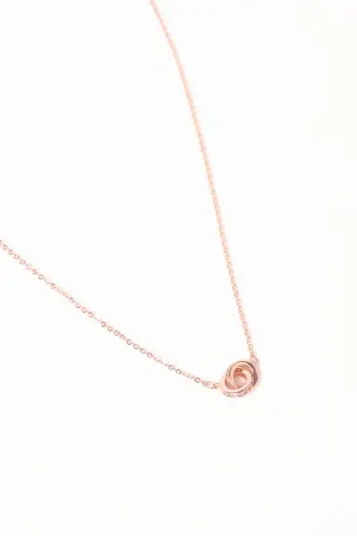 Flavia Necklace - Rose Gold - One Size