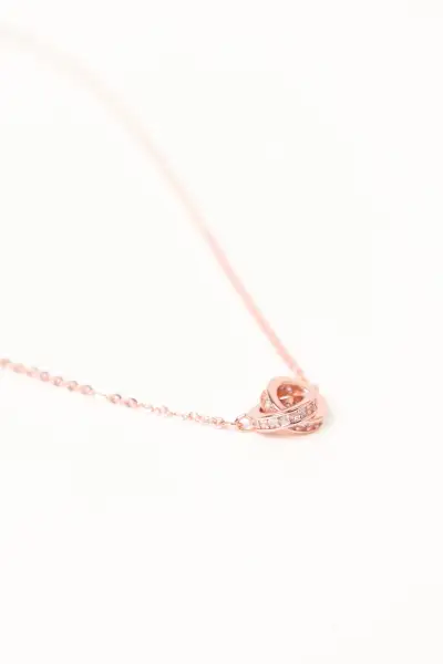 Flavia Necklace - Rose Gold - One Size