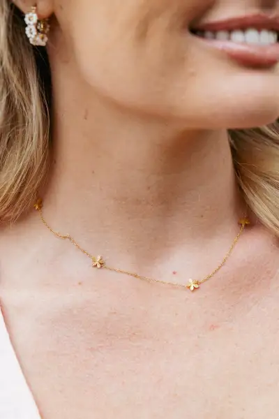 Imogen Necklace - Gold - One Size