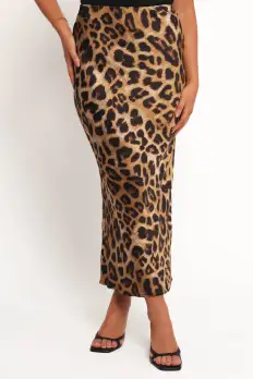 Kaia Midi Skirt - Leopard(S)