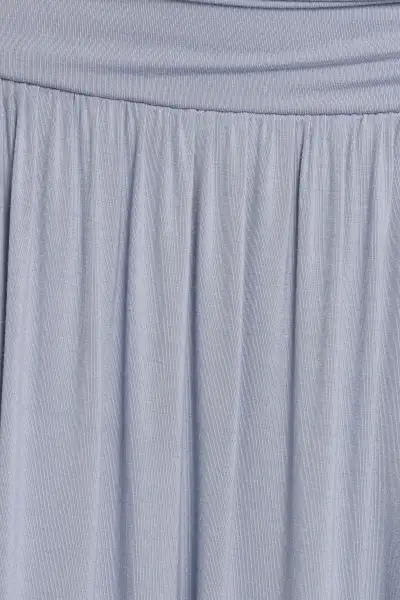 Lavia Ruched Knit Maxi Skirt - Soft Blue(XS)