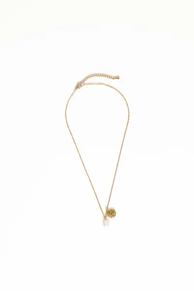 Lavinia Necklace - Gold/Pearl - One Size
