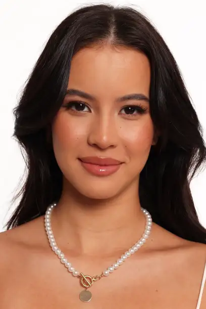 Leni Necklace - Pearl - One Size