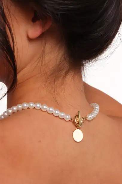 Leni Necklace - Pearl - One Size