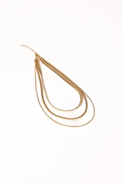 Logan Necklace - Gold - One Size