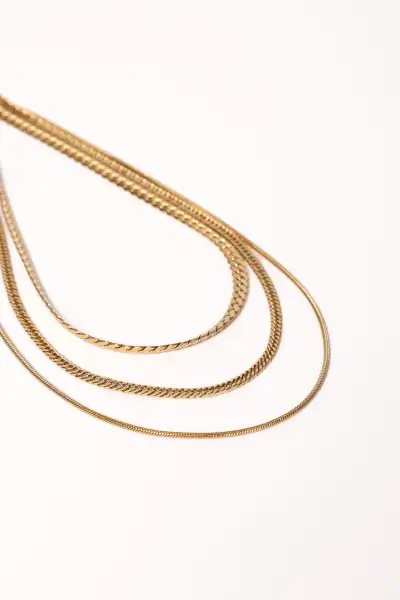 Logan Necklace - Gold - One Size