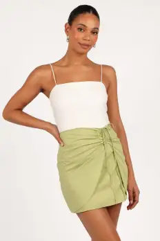 Mirha Mini Skirt - Meadow Green(XS)