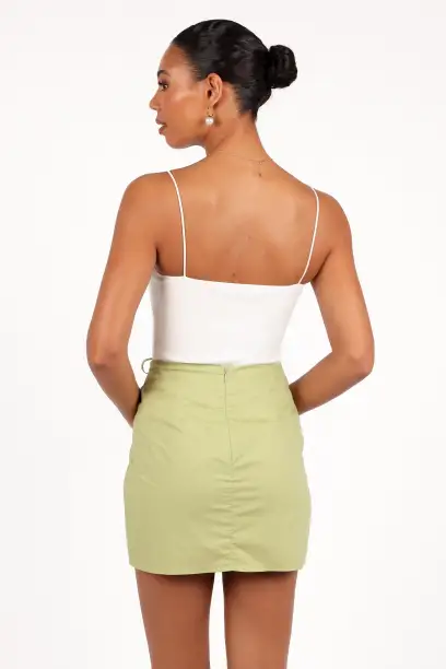 Mirha Mini Skirt - Meadow Green(XS)
