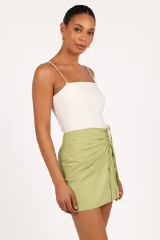 Mirha Mini Skirt - Meadow Green(XS)
