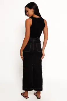 Nikko Midi Skirt - Black(2)