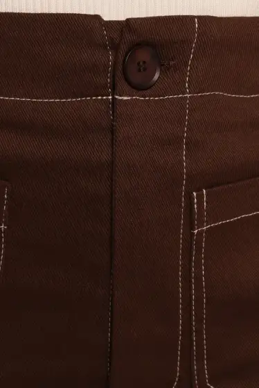 Nikko Midi Skirt - Chocolate Brown(2)