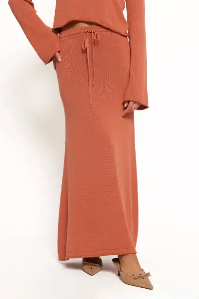 Rooney Knit Skirt - Cinnamon(2)